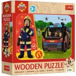 Expressz kézbesítés Sam a tűzoltó 24 db-os fa puzzle – Trefl