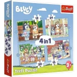 Bluey világa 4 az 1-ben 12–15–20–24 db-os puzzle – Trefl Vásárlói kedvenc