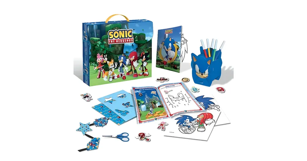 Árengedmény Sonic Kreatív színező szett táskában – Lisciani