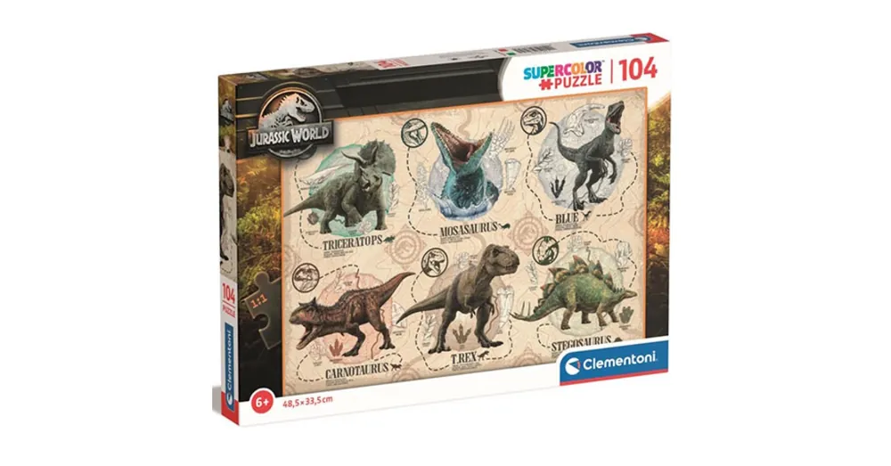 Jurassic World 104 db-os Super Color Puzzle – Clementoni Biztonságos vásárlás