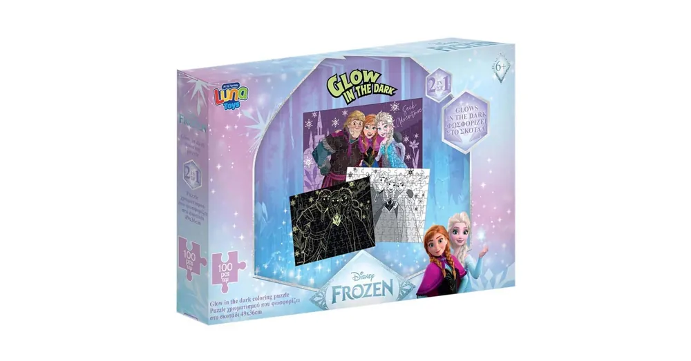 Kedvezményes ár Luna Jégvarázs 100 db-os sötétben világító puzzle