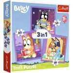 Bluey 3 az 1-ben 20–36–50 db-os puzzle – Trefl Azonnal elérhető