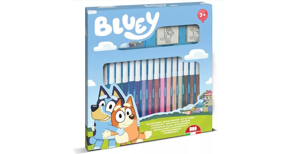 Bluey nyomdakészlet filcekkel 18 db-os szett – Multiprint Gyors kiszállítás