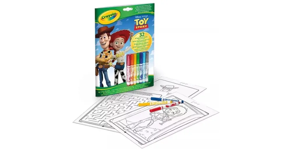 Toy Story 5 Kifestő és foglalkoztató füzet filctollakkal Szuper akció