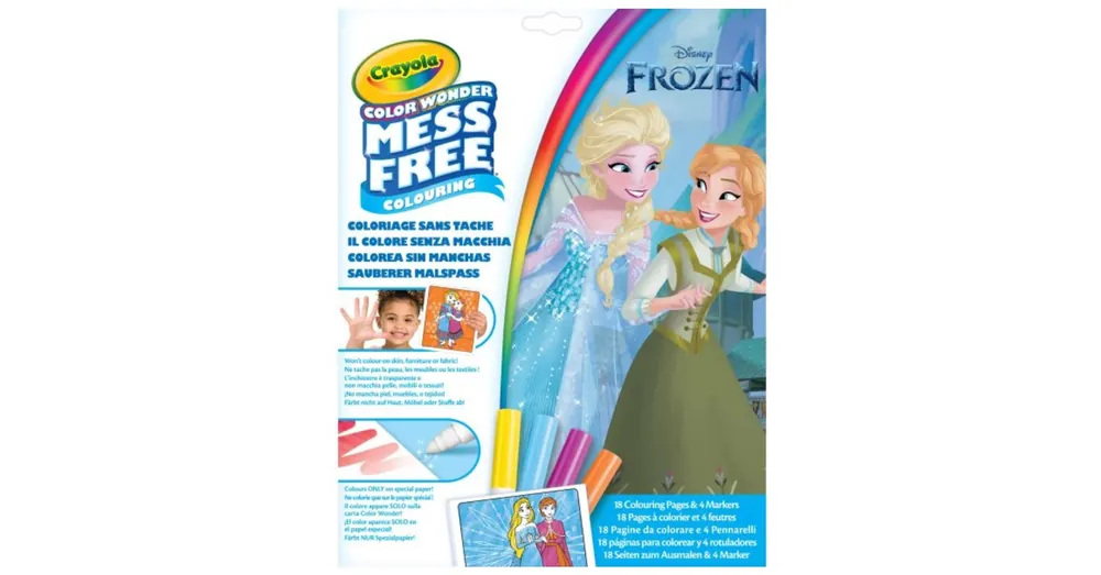 Prémium Crayola Color Wonder Jégvarázs maszatmentes kifestő készlet mappában