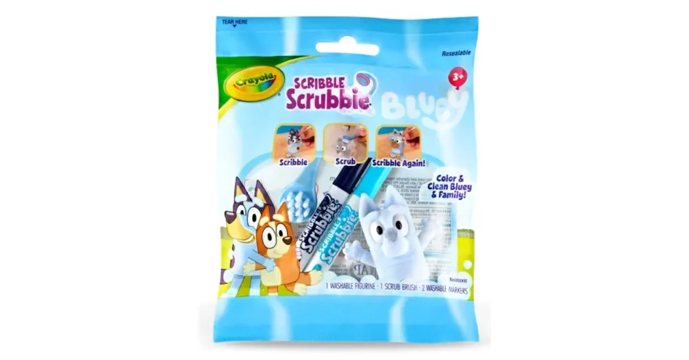 Crayola Washimals Bluey 1 db-os figura szett Alacsony ár