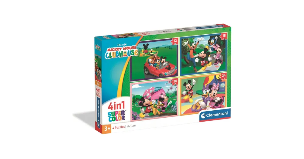 Népszerű Mickey és barátai 4 az 1-ben Supercolor puzzle – Clementoni