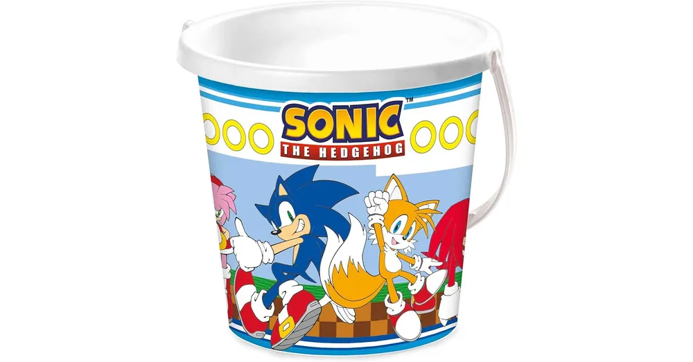 Sonic a sündisznó mintás homokozó vödör – Mondo Toys Kiárusítás