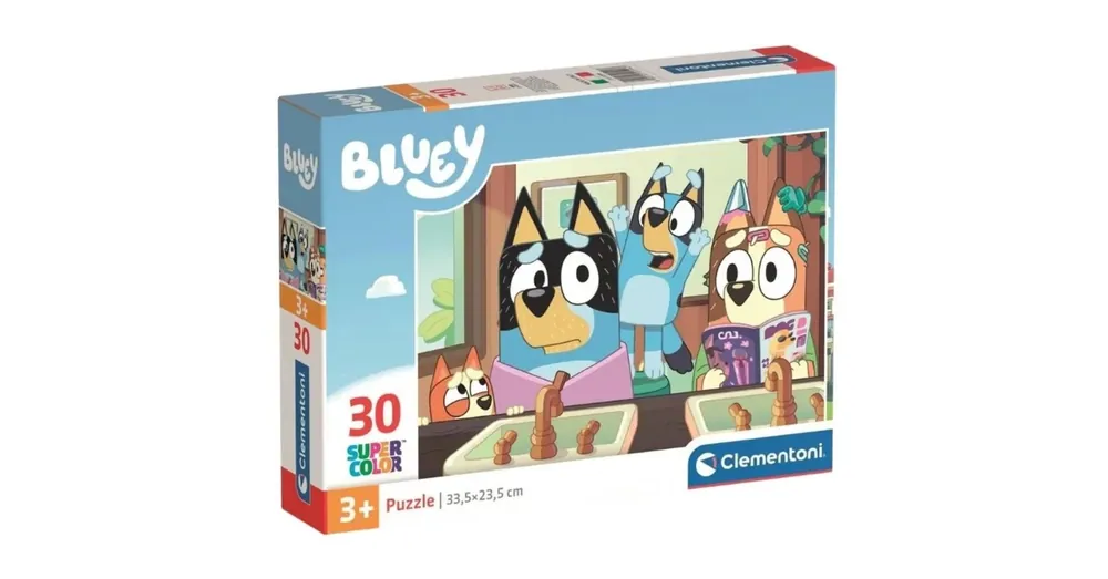 Bluey Super Color 30db-os puzzle - Clementoni Azonnal elérhető