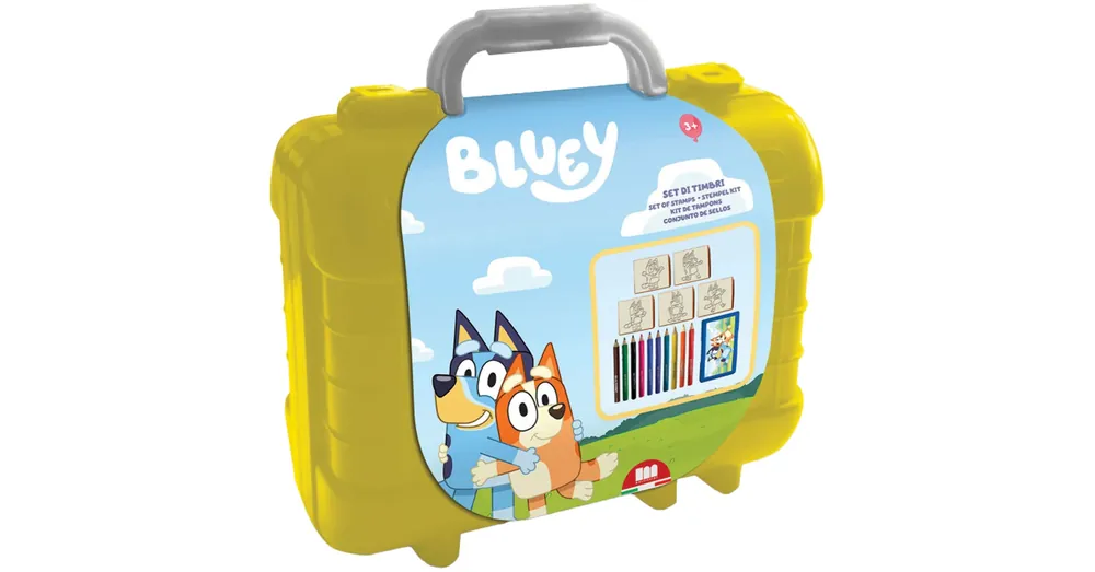 Bluey kreatív nyomdaszett bőröndben - Multiprint Gyors kiszállítás