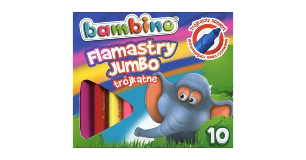 Legkelendőbb Bambino Jumbo színes filctoll 10 db-os szett