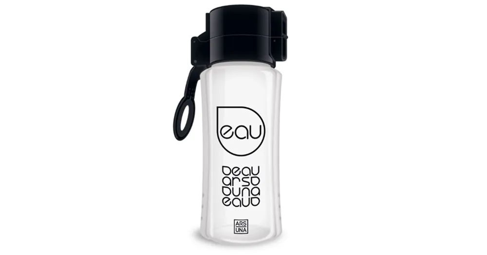 Fekete átlátszó kulacs 450ml Utolsó esély