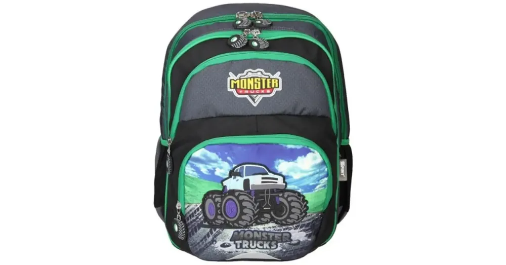 Szuper akció Spirit Monster Truck ergonomikus iskolatáska hátizsák