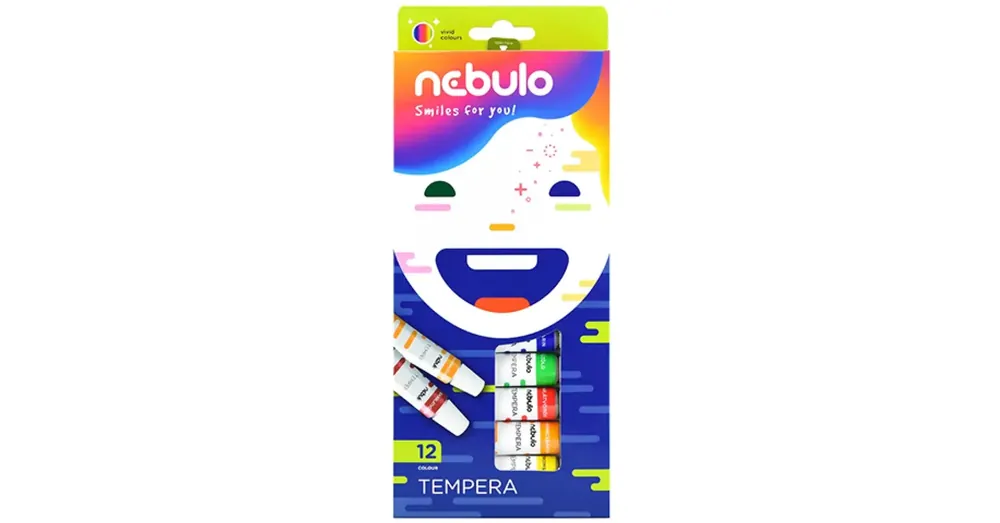 Nebulo Színes tempera készlet 12ml 12 db Akció