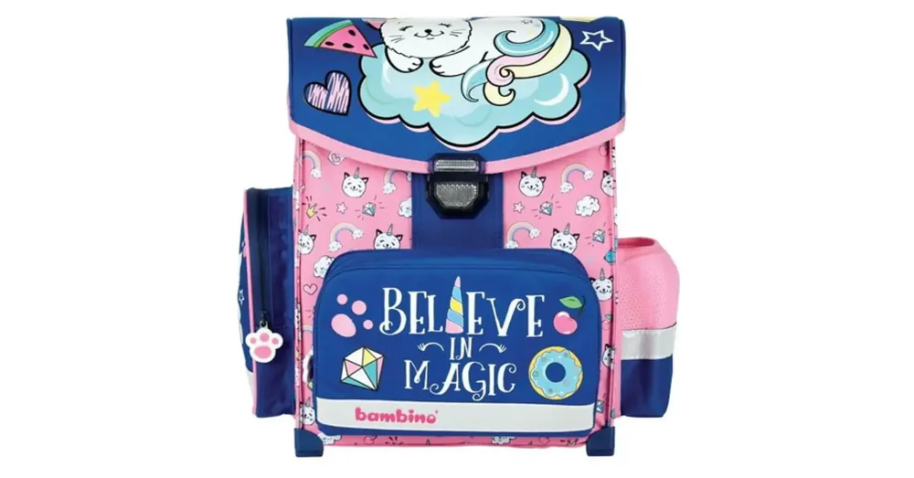 Gyors kiszállítás Beleive in Magic cicakornis ergonomikus iskolatáska, hátizsák 36×27×14 cm