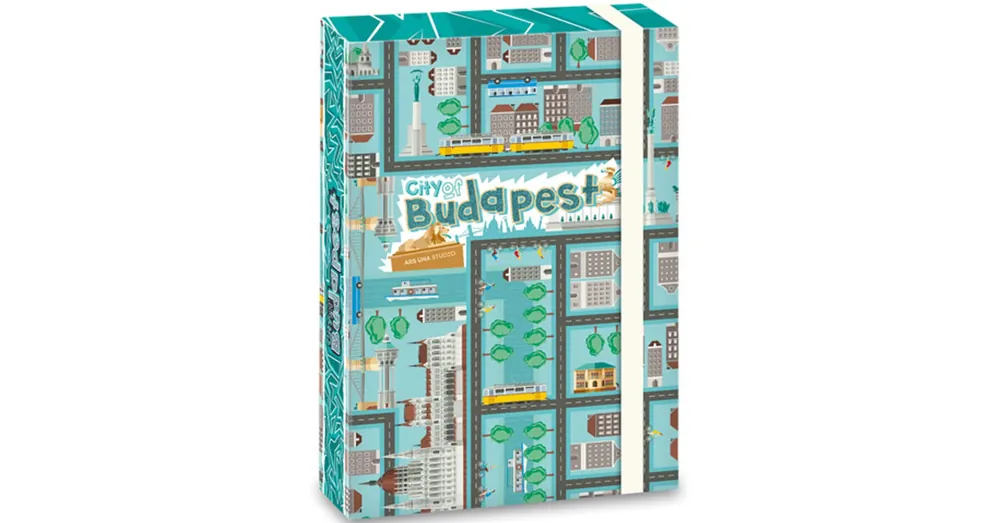 Legjobb ár City of Budapest füzetbox gumis pánttal A/5