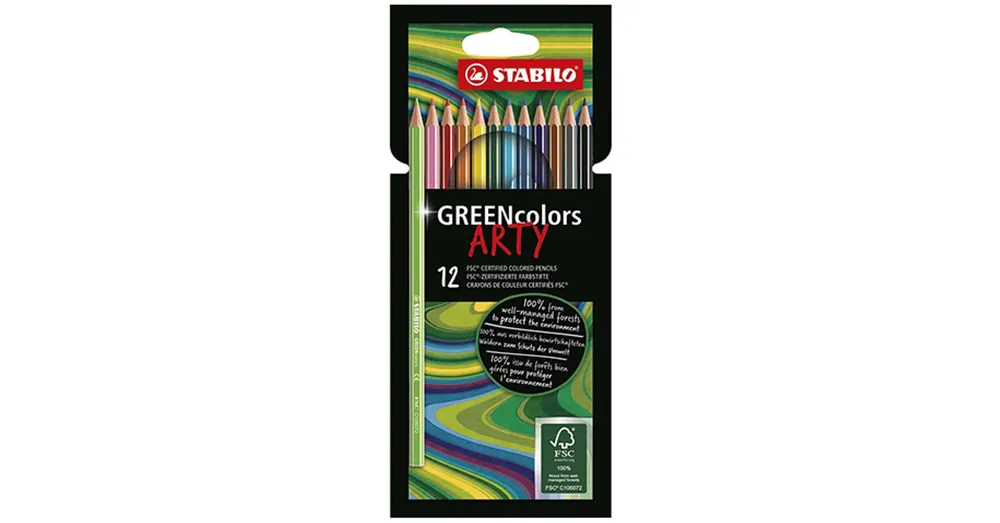 Nézd meg most Stabilo GREENcolors ARTY színesceruza 12 db-os szett