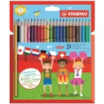 Szuper akció Stabilo Color színes ceruza készlet 24 db-os