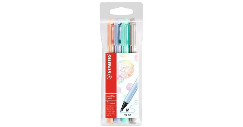 Stabilo pointMax rostirón szett pasztell színekkel 4 db-os M 0,8 mm Legjobb ár