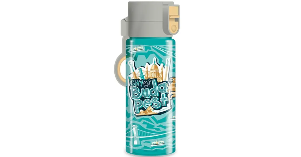 Vásárlói kedvenc City of Budapest világoskék kulacs 475ml