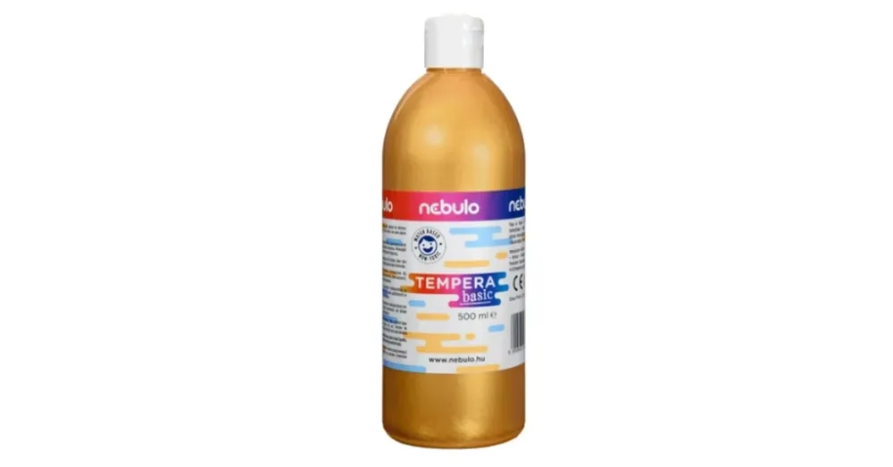 Nebulo Arany színű folyékony 500ml-es tempera palackban Kihagyhatatlan ajánlat