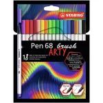 Stabilo Pen 68 Brush ARTY ecsetfilc készlet 18 db-os Szuper ajánlat