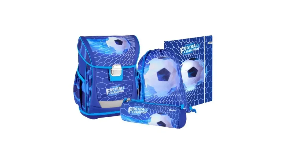 Azonnali szállítás Spirit Football 4 db-os Cool ergonomikus iskolatáska szett