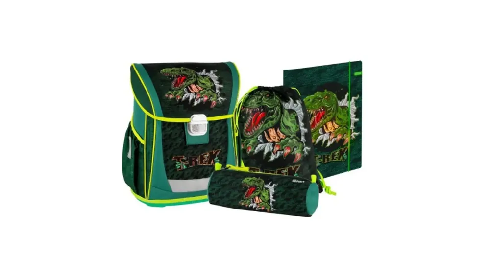 Árengedmény Spirit T-Rex 4 db-os Cool ergonomikus iskolatáska szett