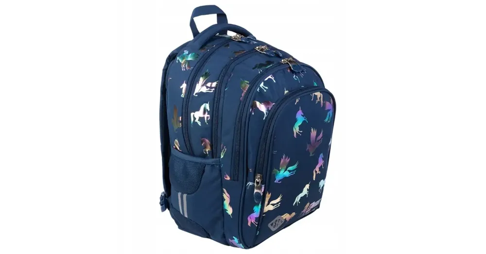 Árengedmény St.Right Holo Unicorns BP01 iskolatáska hátizsák 17"