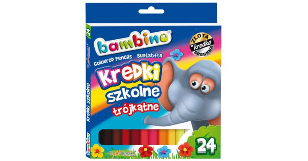 Bambino Háromszögletű színesceruza készlet 24 db Kihagyhatatlan ajánlat