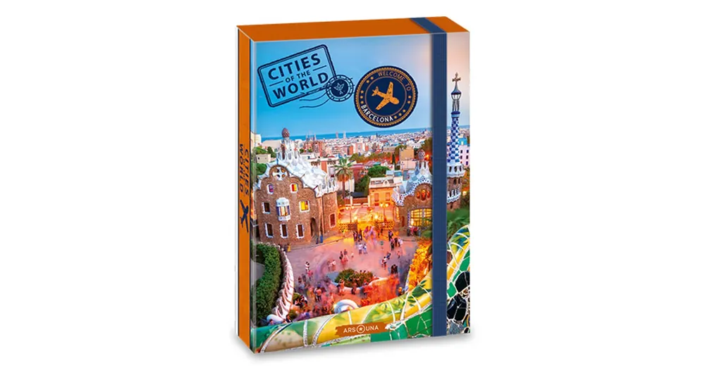 Ars Una Cities of the World Barcelona városképe füzetbox A/5-ös Exkluzív ajánlat