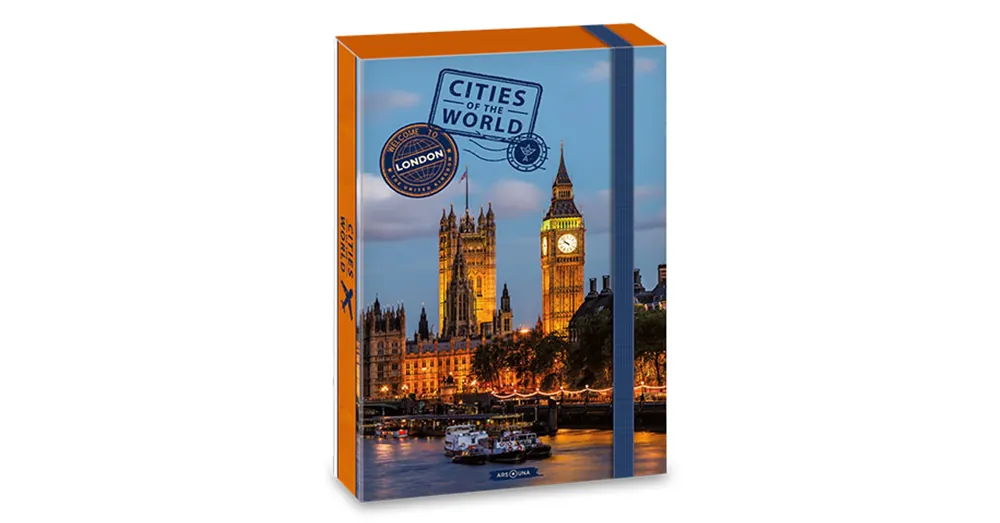 Ars Una Cities of the World London városképe füzetbox A/4-es Outlet