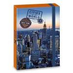 Akciós ár Ars Una Cities of the World New York városképe füzetbox A/4-es