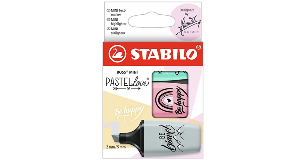 Stabilo Boss Mini Pastellove szövegkiemelő készlet 3 db-os Szuper ajánlat