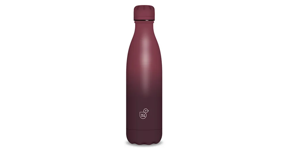 Bordó színű duplafalú fémkulacs 500ml Vedd meg online