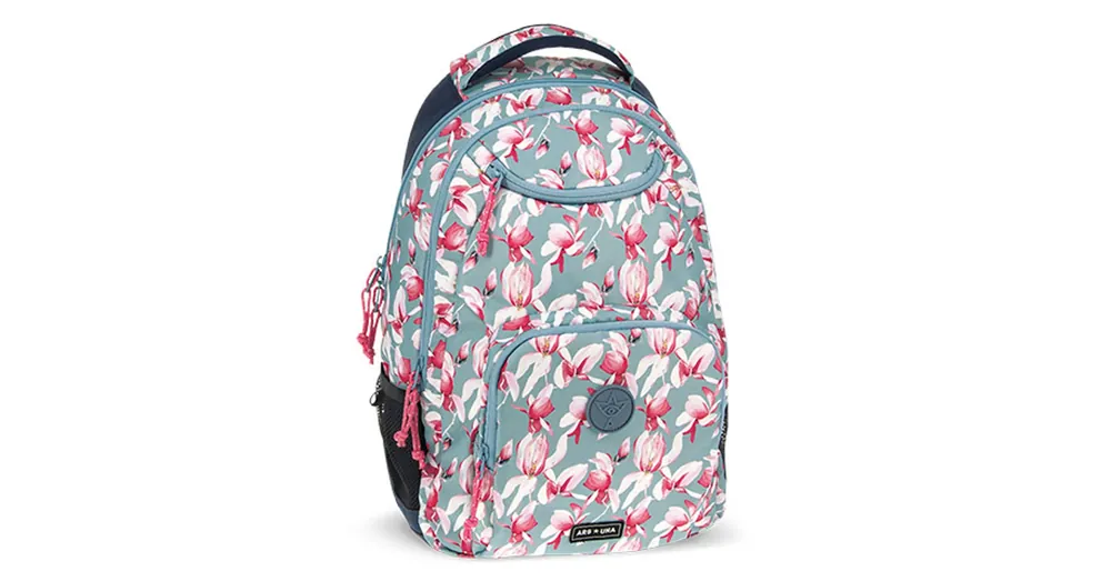 Ars Una Rosy Magnolia AU-6 iskolatáska, hátizsák 34×49×26 cm Azonnali szállítás