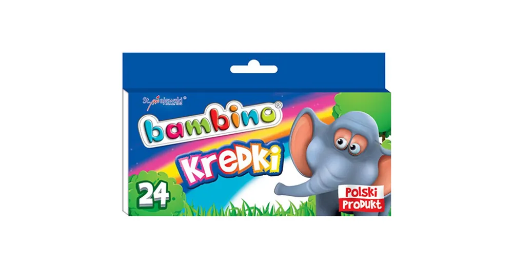Biztonságos fizetés Bambino Prémium színes zsírkréta 24 db-os szett