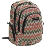 Olcsóbb Street Canvas Zigzag iskolatáska, hátizsák