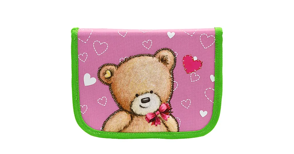 Szuper ajánlat Popcorn Bear tolltartó kihajtható fülekkel