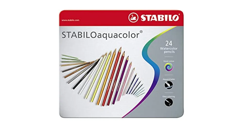 Stabilo Aquacolor 24 db-os színesceruza szett fém dobozban Biztonságos fizetés