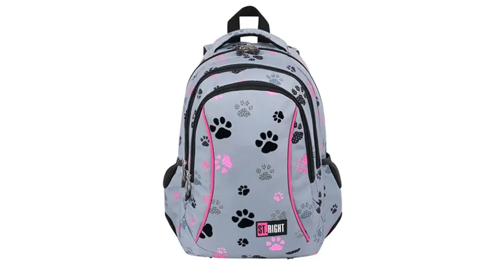 St.Right Paws háromrekeszes iskolatáska, hátizsák 39×27×17 cm Végkiárusítás