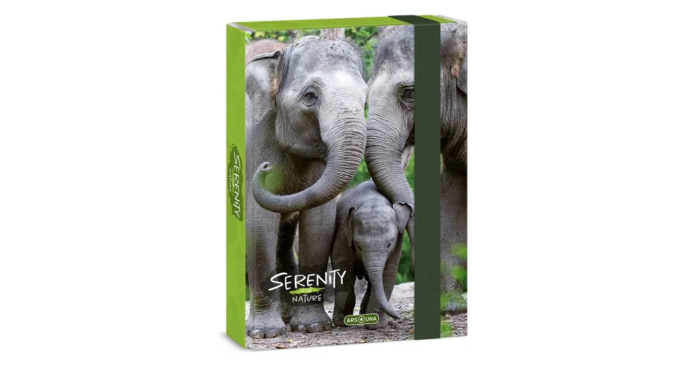 Ars Una Serenity Elefánt A5-ös füzetbox Újdonság