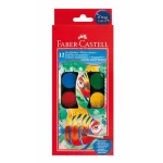 Akció Faber-Castell Vízfesték 12 db-os szett 24 mm-es korongokkal