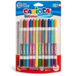 Azonnali szállítás Kétszínű filctoll készlet 12 db – Carioca