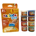 Olcsó Baby ujjfesték szett különböző színekkel 8×50ml – Carioca