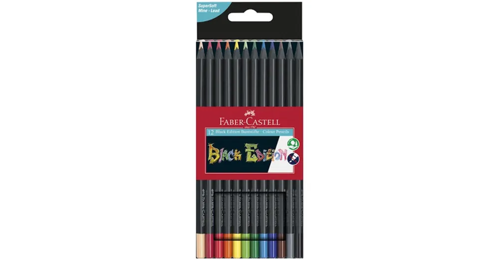 Bestseller Faber-Castell Black Edition színes ceruza szett 12 db-os