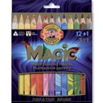Ico Koh-I-Noor Magic háromszögletű vastag színes ceruzakészlet Gyors kiszállítás