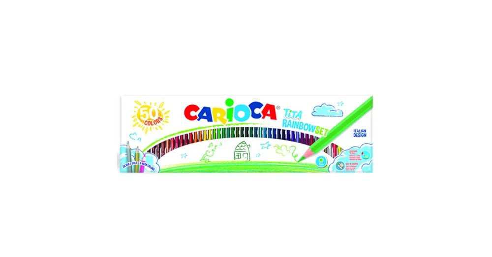 Carioca Tita 50 db-os színes ceruza készlet Azonnali szállítás