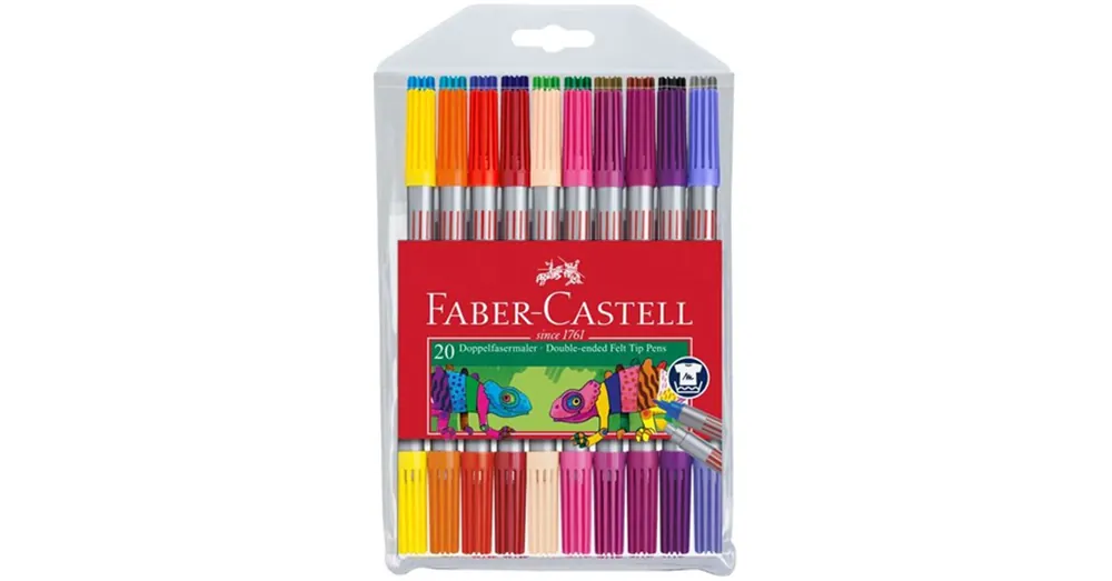 Faber-Castell Filctoll készlet 20 db-os kétvégű Szezonális akció