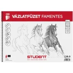 Outlet Student Spirál famentes vázlatfüzet B/4
